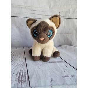 Ty Beanie boo JADEN the Siamese Cat 6in Plush Stuffed Animal